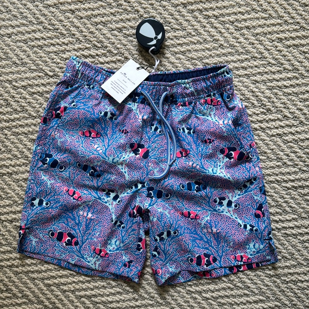 Peter Millar swim trucks sz S NWT